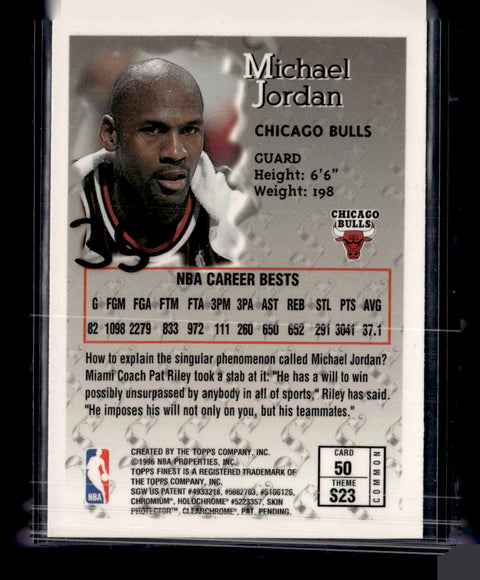 1996-97 Finest #50 Michael Jordan