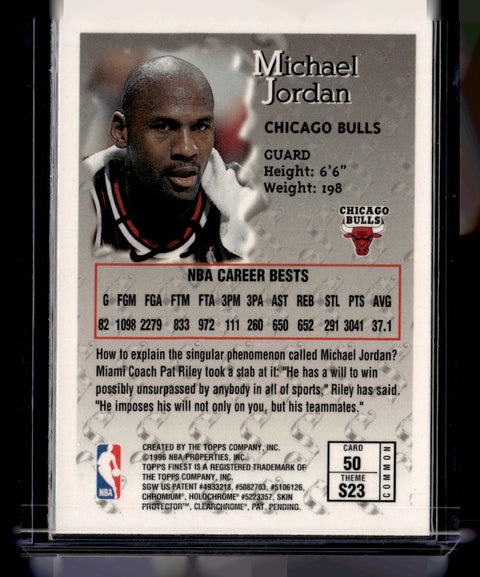 1996-97 Finest #50 Michael Jordan