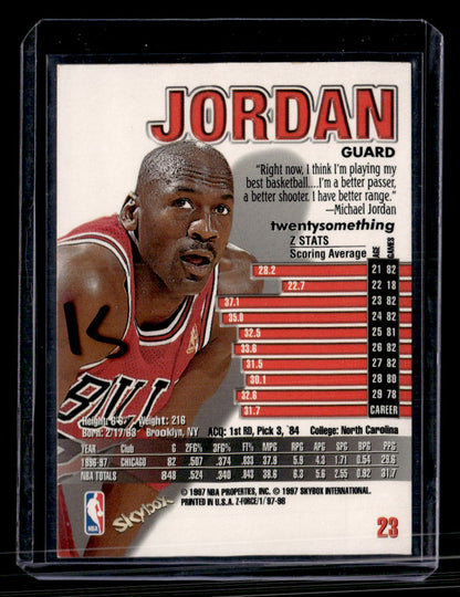 1997-98 SkyBox Z-Force #23 Michael Jordan