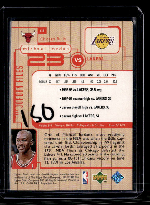 1998 Upper Deck Michael Jordan Living Legend #147 Michael Jordan