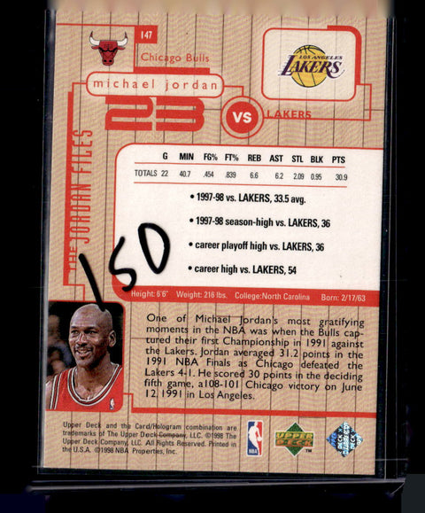 1998 Upper Deck Michael Jordan Living Legend #147 Michael Jordan