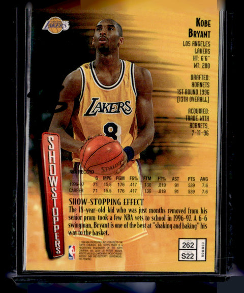 1997-98 Topps Finest #262 Kobe Bryant