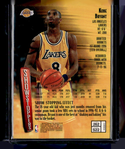 1997-98 Topps Finest #262 Kobe Bryant