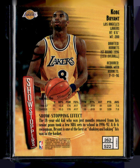 1997-98 Topps Finest #262 Kobe Bryant