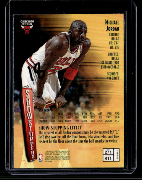 1997-98 Topps Finest #271 Michael Jordan