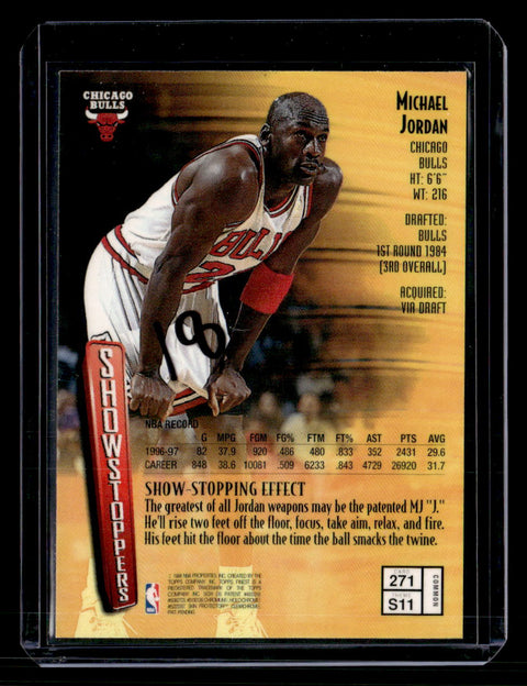 1997-98 Topps Finest #271 Michael Jordan