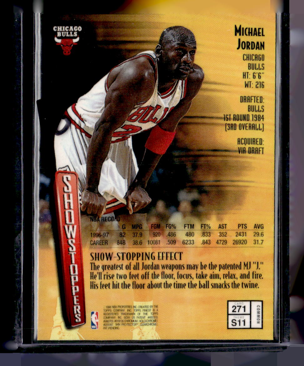 1997-98 Topps Finest #271 Michael Jordan