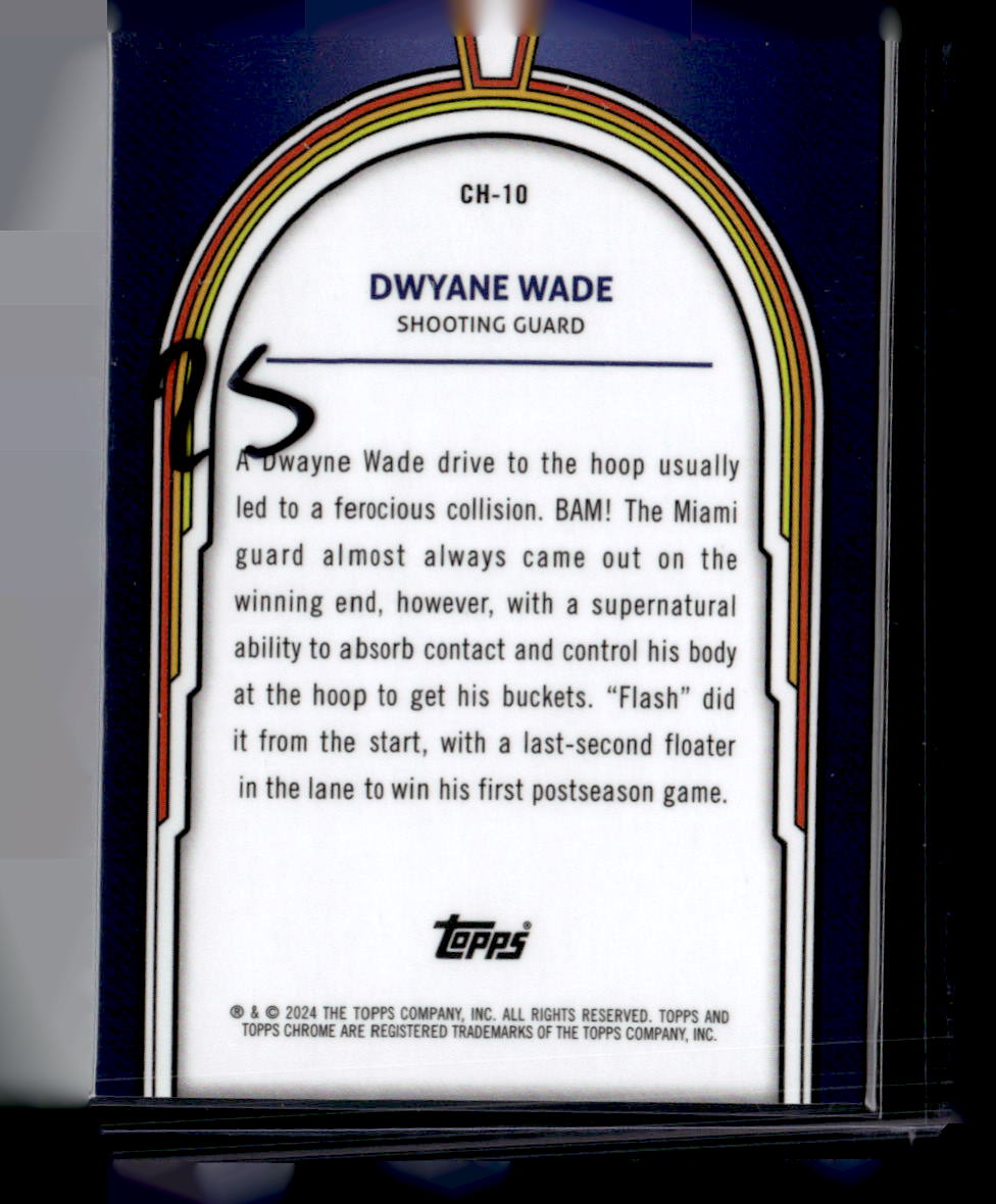 2024 Topps Cosmic Chrome #CH-10 Dwayne Wade Cosmic Heroes