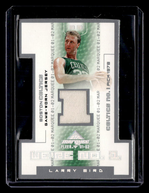 2001-02 Fleer Marquee #NNO Larry Bird We're Number One Memorabilia