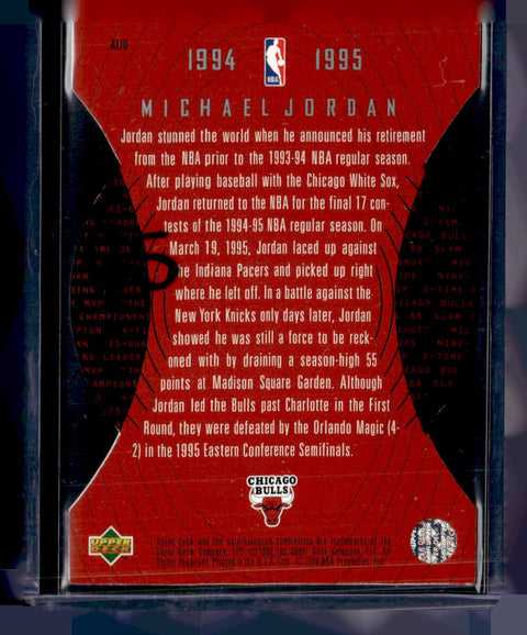 1997-98 Upper Deck #AL10 Michael Jordan Die Cut