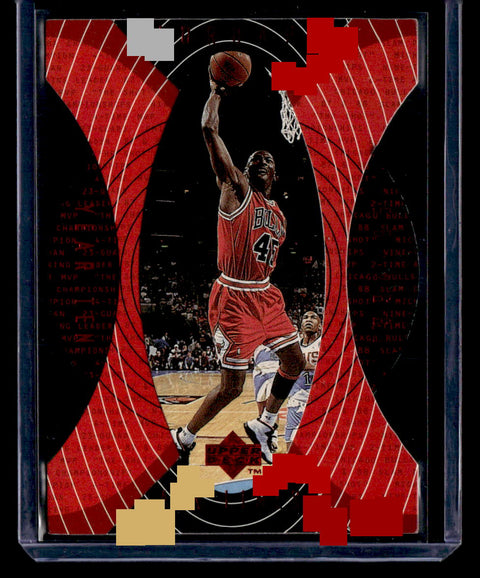 1997-98 Upper Deck #AL10 Michael Jordan Die Cut