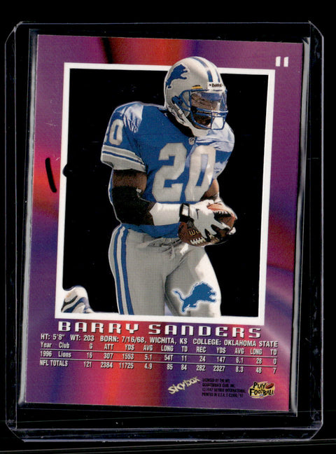 1997 SkyBox E-X2000 #11 Barry Sanders