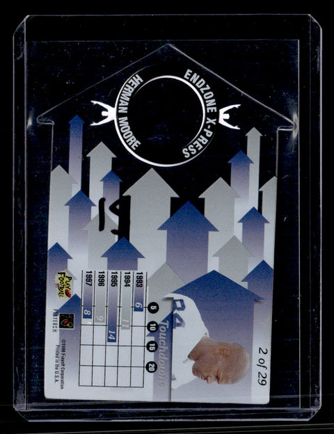 1998 Playoff SSD Momentum Herman Moore Endzone X-Press