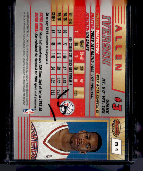 1996-97 Bowman's Best #R1 Allen Iverson