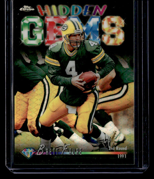 1998 Topps Chrome #HG6 Brett Favre Hidden Gems Refractors