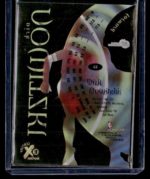 1999 Skybox E-X Century #68 Dirk Nowitzki