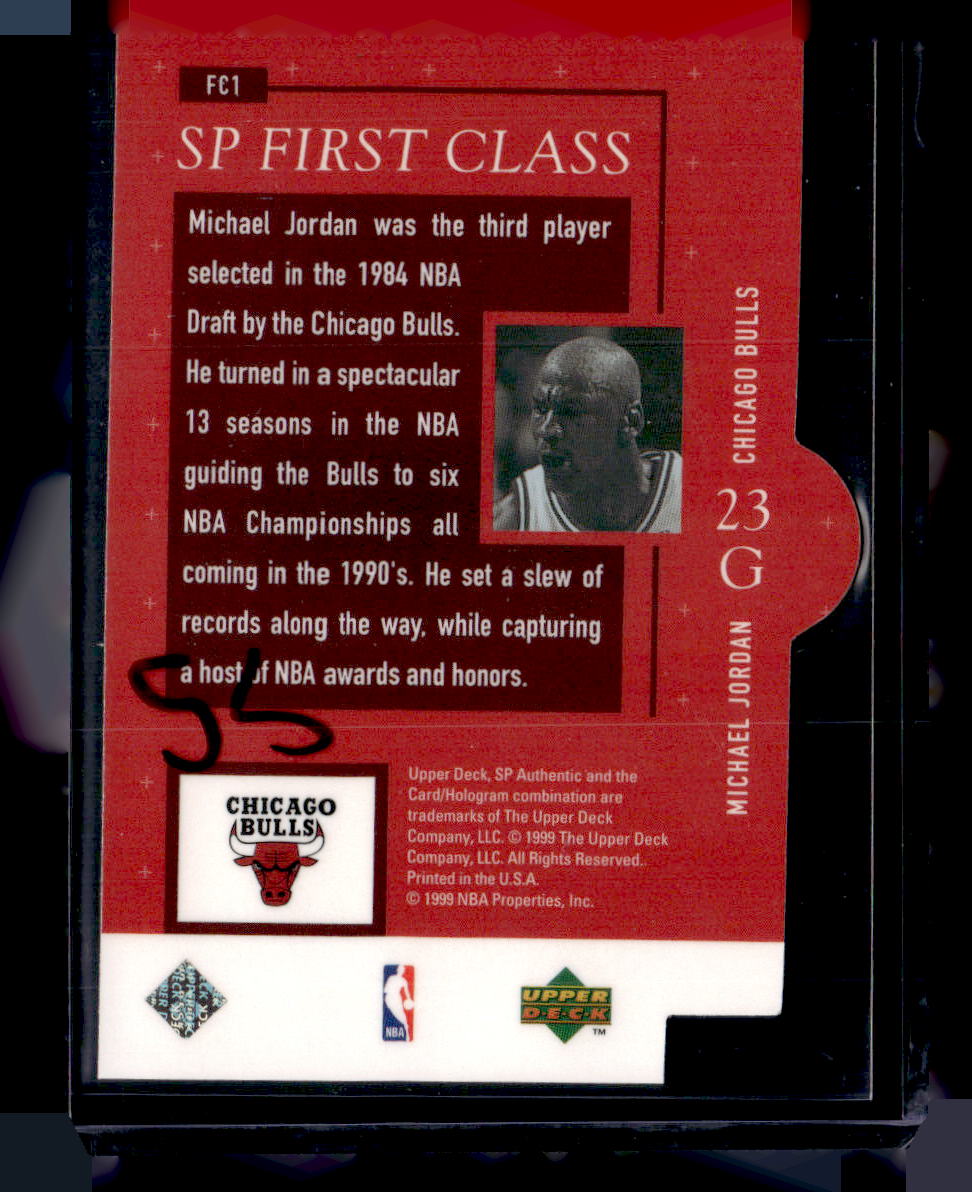 1998-99 SP Authentic #FC1 Michael Jordan First Class