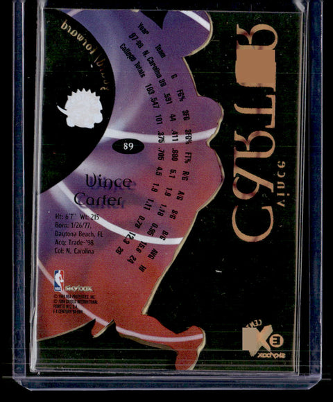 1999 Skybox E-X Century #89 Vince Carter
