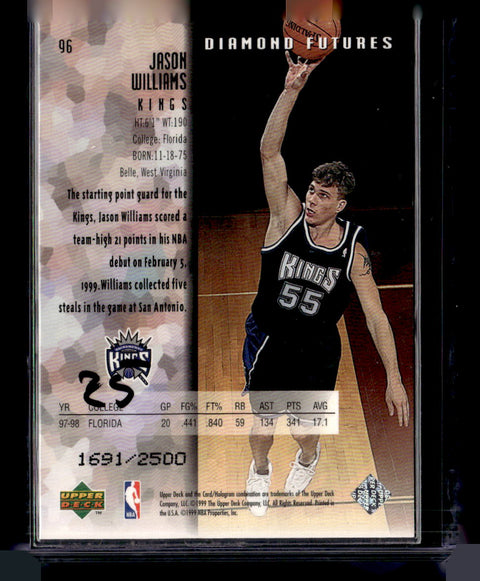 1998-99 Upper Deck #96 Jason Williams Diamond Futures /2500