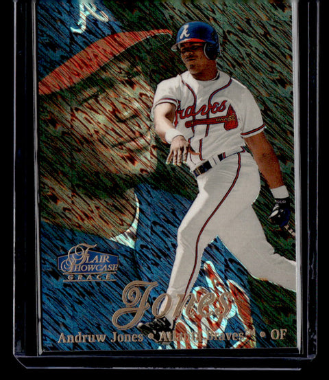 1998 Flair Showcase #25 Andruw Jones Flair Showcase Row 1 (Grace)
