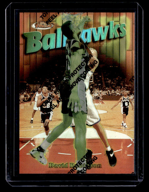 1996-97 Topps Finest #20 David Robinson Refractor