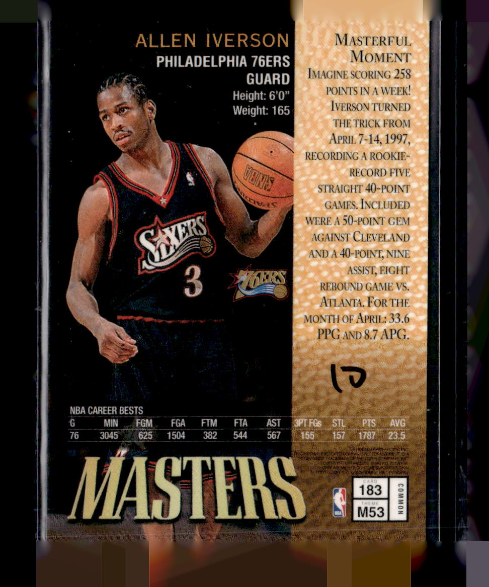 1997-98 Topps Finest #183 Allen Iverson