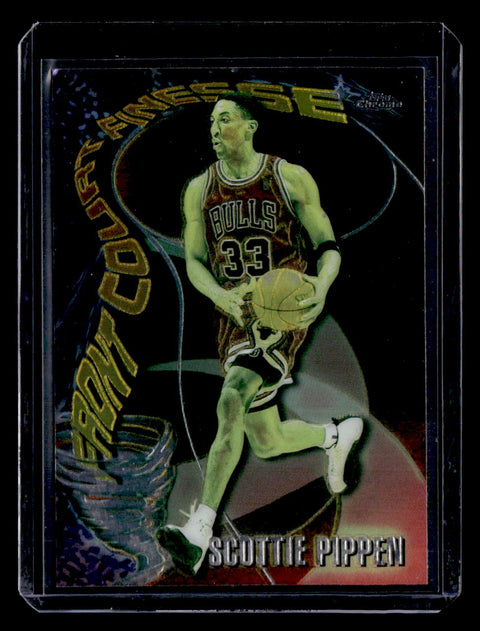 1997-98 Topps Finest #12 Scottie Pippen Front Court Finesse