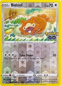 Pokemon Pokemon GO Bidoof (Peelable Ditto)