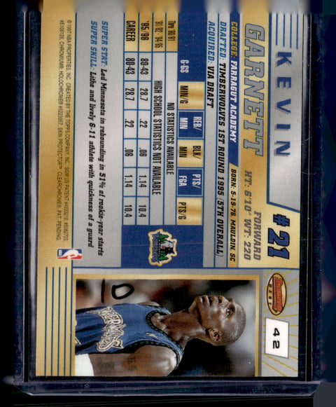 1996-97 Bowman's Best #42 Kevin Garnett