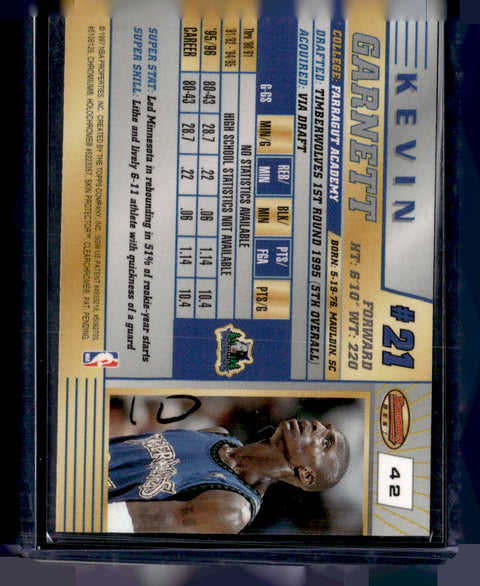 1996-97 Bowman's Best #42 Kevin Garnett