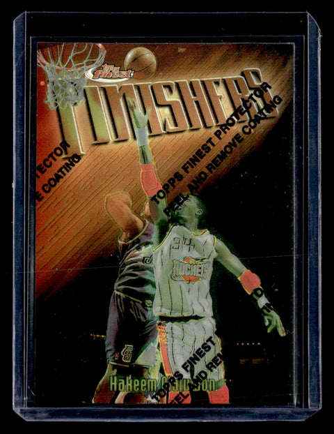 1997 Topps #48 Hakeem Olajuwon Refractor