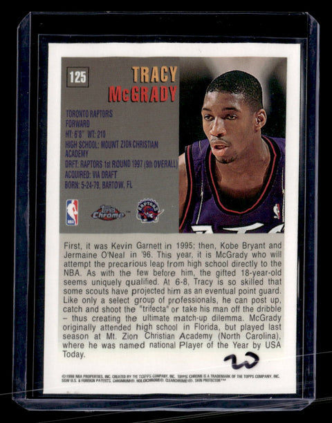 1998 Topps Chrome #125 Tracy McGrady