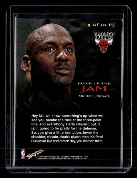 1998-99 Hoops #5 PJ Michael Jordan Pump Up the Jam