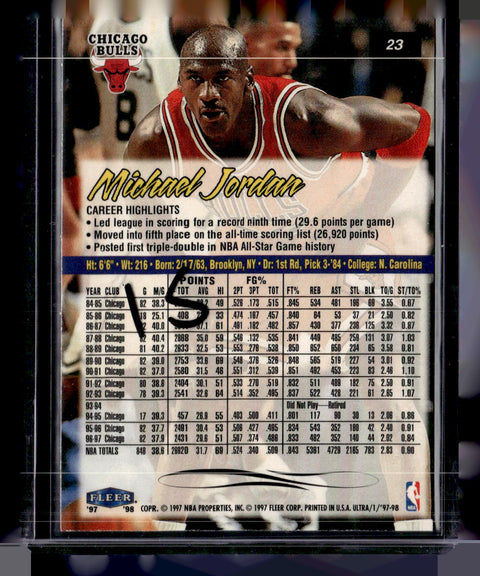 1997-98 Ultra #23 Michael Jordan