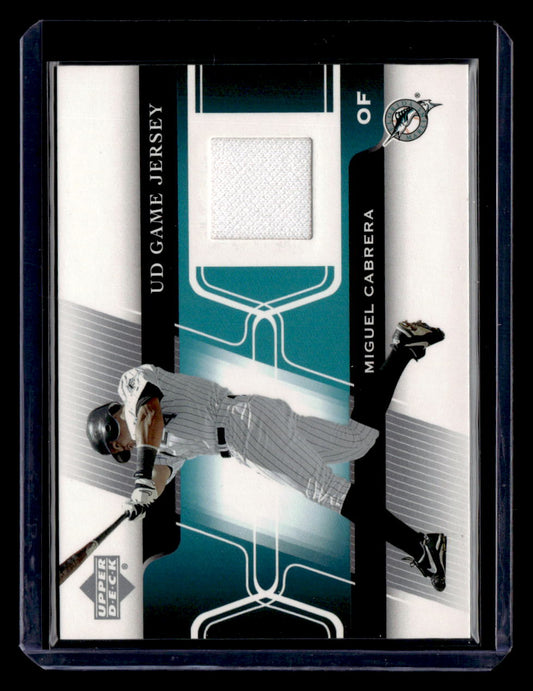 2005 Upper Deck #GJ-MC Miguel Cabrera UD Game Jersey