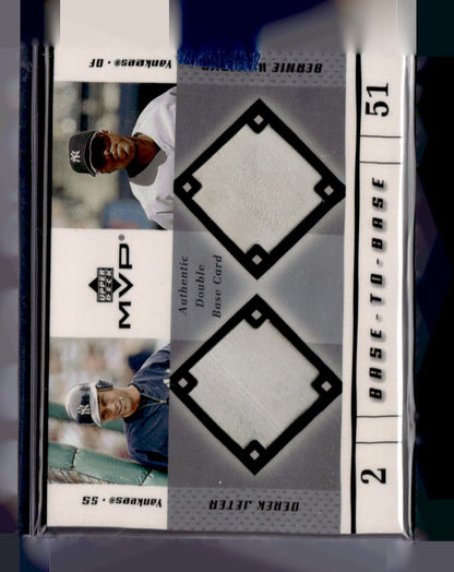 2003 Upper Deck MVP #BB-JW Derek Jeter / Bernie Williams Base-to-Base