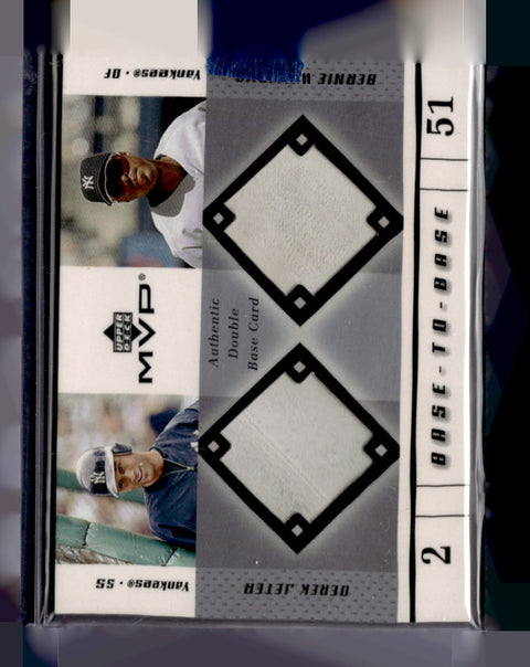 2003 Upper Deck MVP #BB-JW Derek Jeter / Bernie Williams Base-to-Base