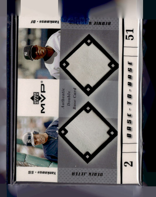 2003 Upper Deck MVP #BB-JW Derek Jeter / Bernie Williams Base-to-Base