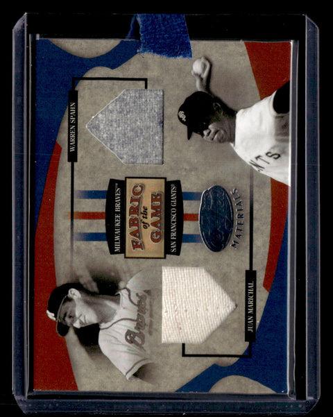 2005 Leaf Certified Materials Spahn / Marichal Fabric of the Game /50