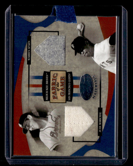 2005 Leaf Certified Materials Spahn / Marichal Fabric of the Game /50