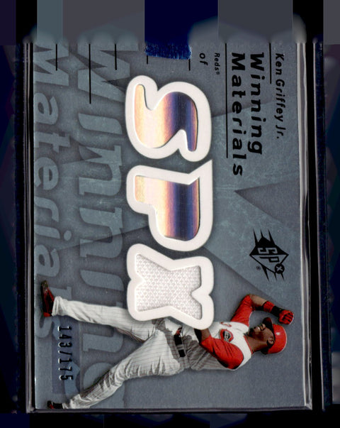 2007 SPX #WM-KG Ken Griffey Jr. Winning Material /175
