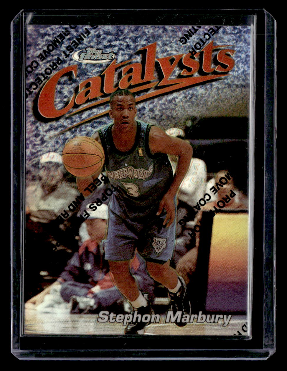 1997 Topps Finest #121 Stephon Marbury Refractor /1090