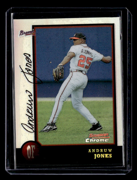 1998 Bowman Chrome #262 Andruw Jones Refractors
