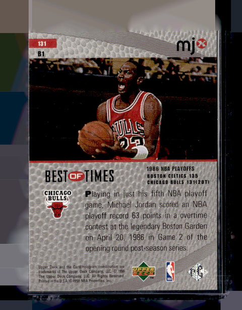 1998 Upper Deck MJx #131 Michael Jordan