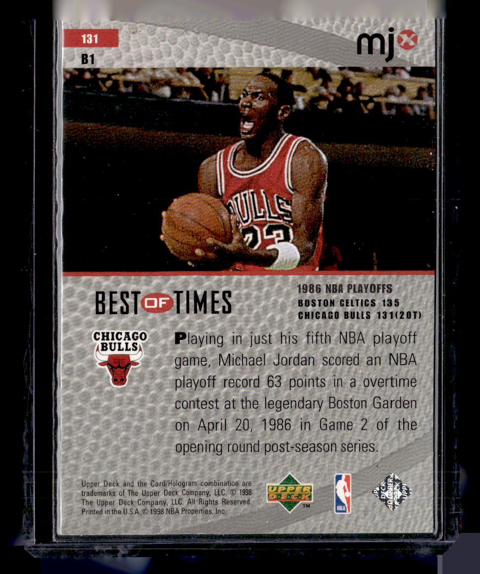1998 Upper Deck MJx #131 Michael Jordan