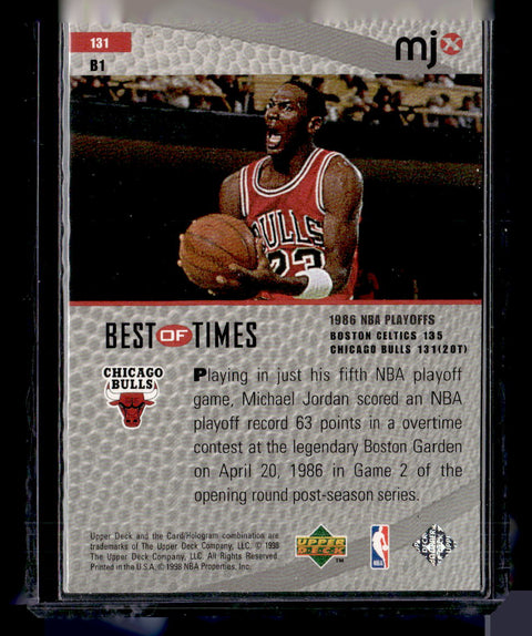 1998 Upper Deck MJx #131 Michael Jordan