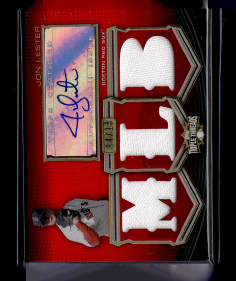 2010 Topps Triple Thread #TTAR-JL Jon Lester /18