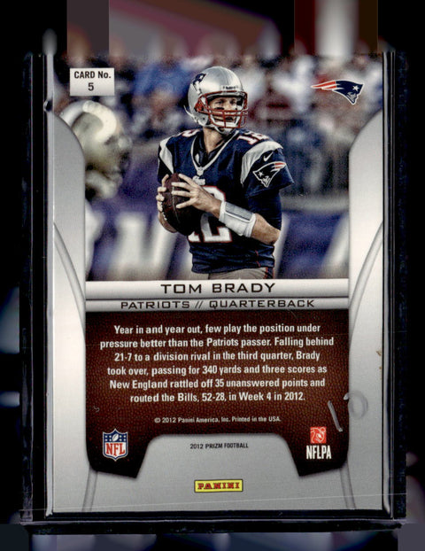 2012 Panini Prizm #5 Tom Brady Brilliance