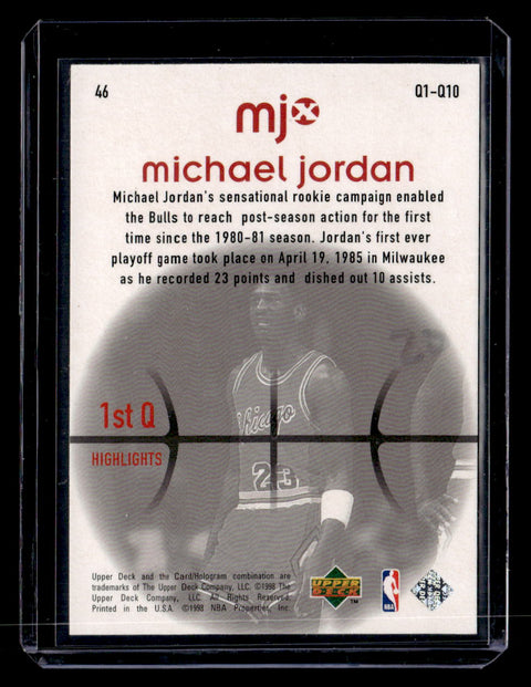 1998 Upper Deck MJx #46 Michael Jordan