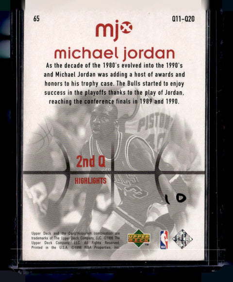 1998 Upper Deck MJx #65 Michael Jordan